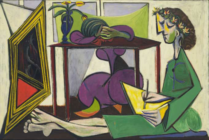Picasso, Interior with a Girl Drawing, 1935