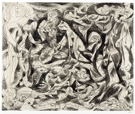 Pollock, Untitled, ca. 1944-5